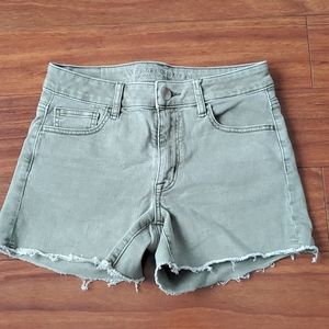 Light olive green shorts